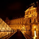 Louvre-at-night-Paris-France Louvre-at-night-Paris-France