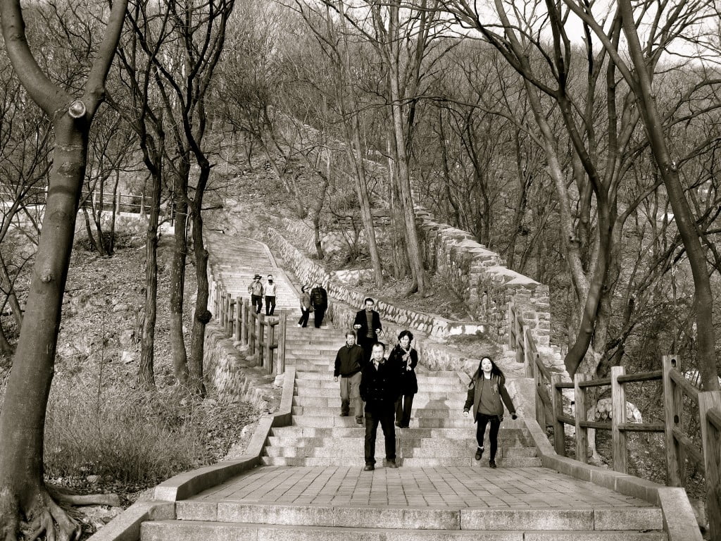 Hiking Namsan in Seoul, South Korea 