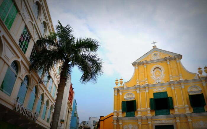 St. Dominic's Church near the Leal Senado Building in Macau