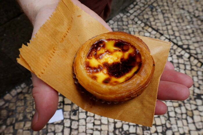 Macanese egg tarts that we enjoyed snacking on during our visit to Macau 