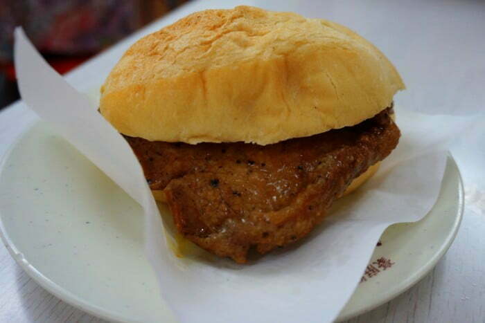 Piggy Buns in Macau as a popular street food