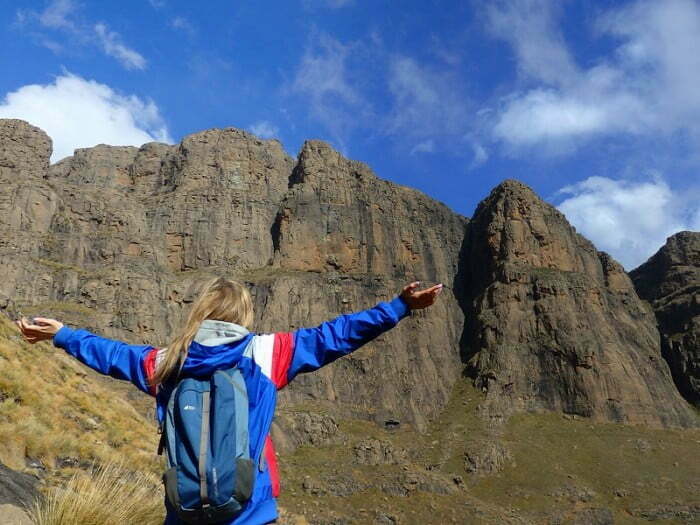 Hiking Drakensberg with the epic views that it offers! 