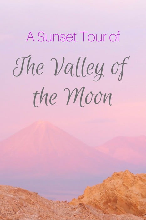 Sunset Valley of the Moon Atacama