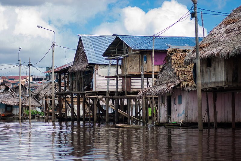 Iquitos Floating Village Belen in Peru