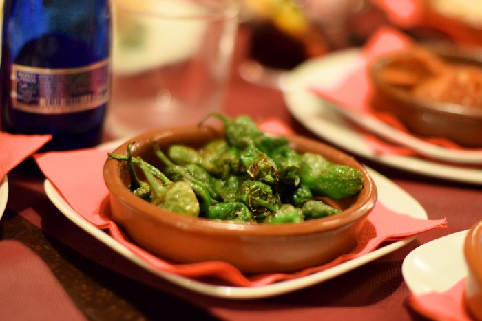 Barcelona Padron Peppers at La Boqueria Market