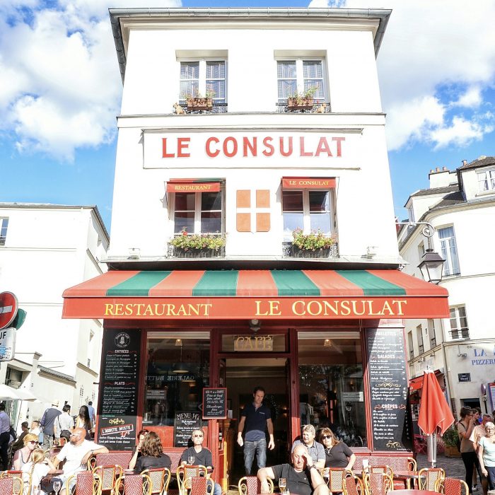 Le Consulat Cafe in Montmartre, Paris