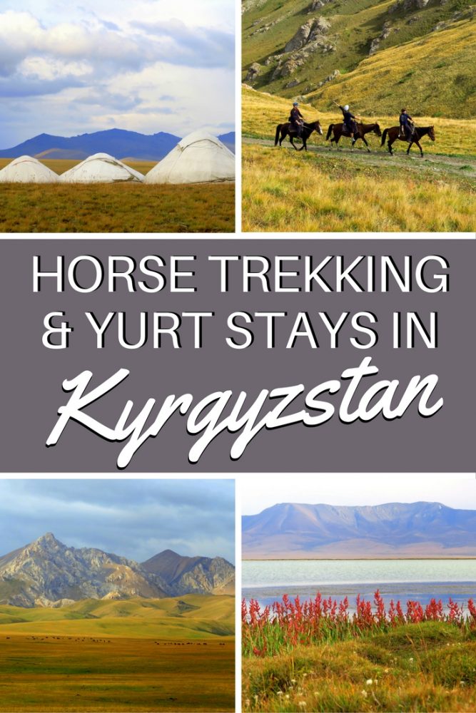 Kyrgyzstan Travel: One of the highlights of my travels in Kyrgyzstan was the 2 day horse trek to Song Kol Lake, which also included yurt stays with nomadic families. 