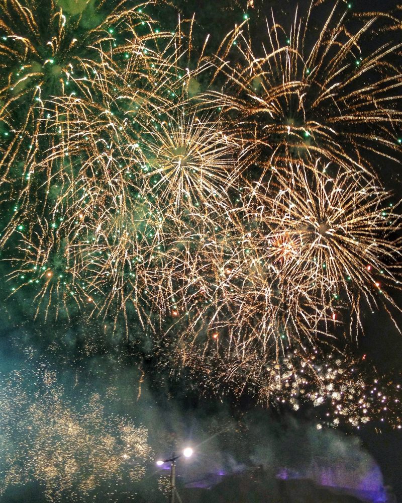 Hogmanay celebrations including fireworks in Edinburgh, Scotland! Hogmanay celebrations including fireworks in Edinburgh, Scotland!