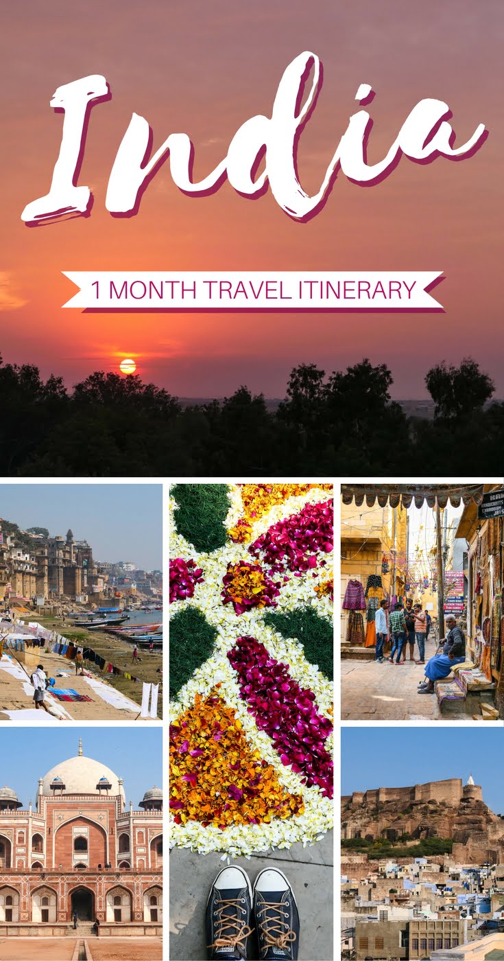 travel india for a month