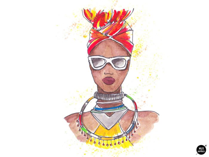 The local fashion of Cape Town, South Africa 