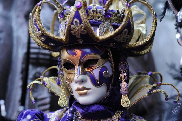 Venice costume festival in Italy 