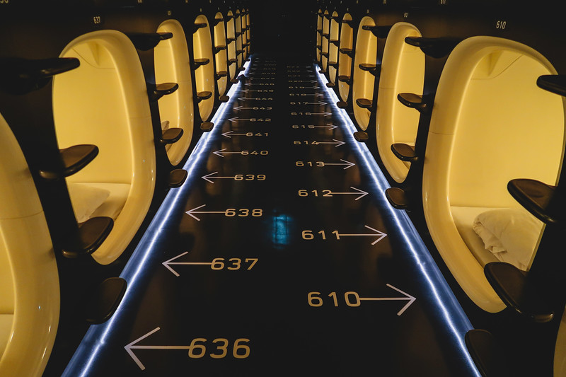 Staying at the Futuristic 9 Hours Capsule Hotel in Tokyo, Japan!