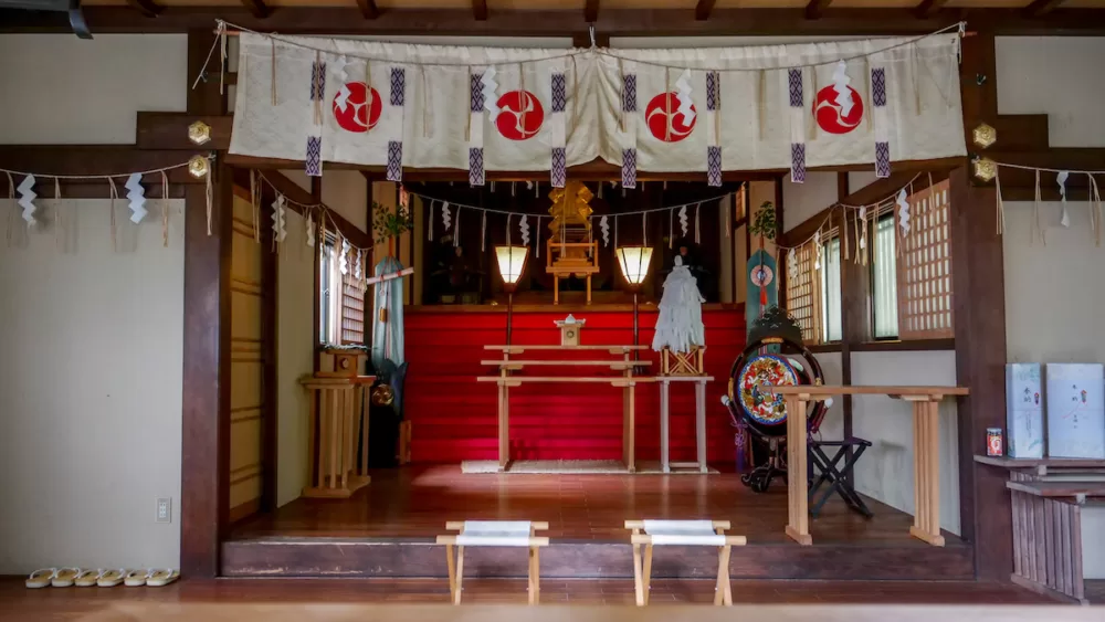 Inside Yuzawa Shrine