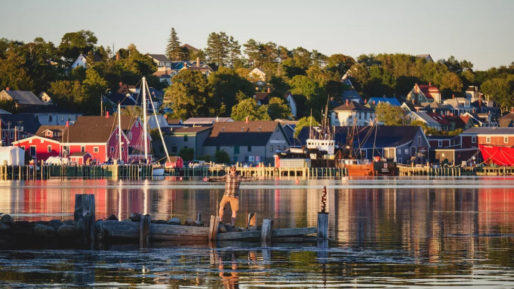 Sunset views of Lunenburg