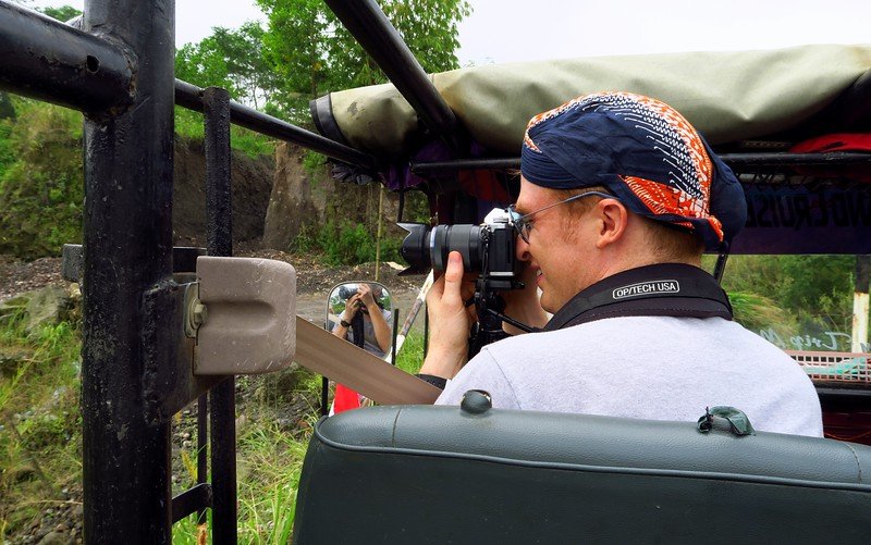 A jeep tour of Central Java with Nomadic Samuel snapping photos and capturing the moment in Indonesia 