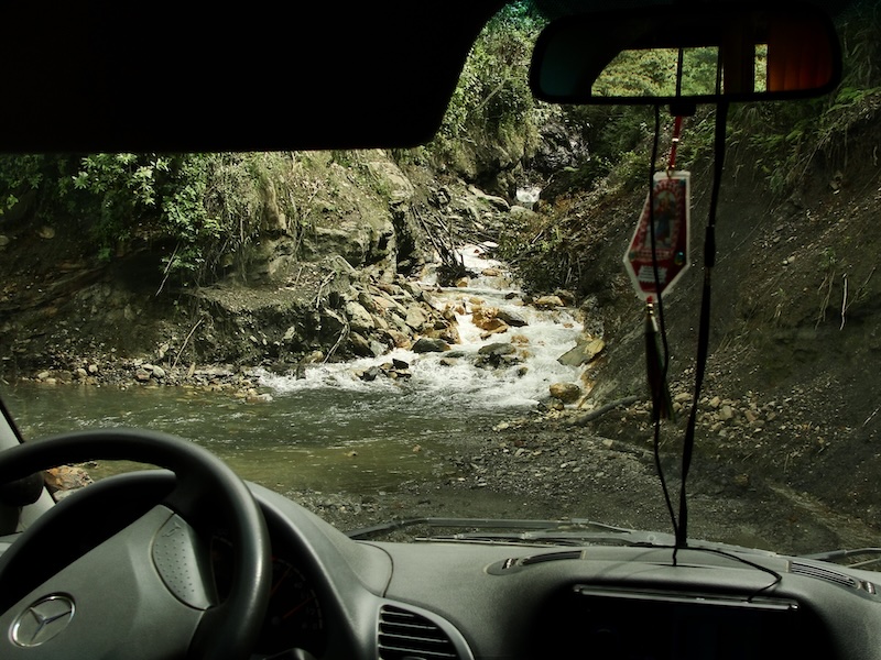 Adventure bus ride to Machu Picchu, Peru 