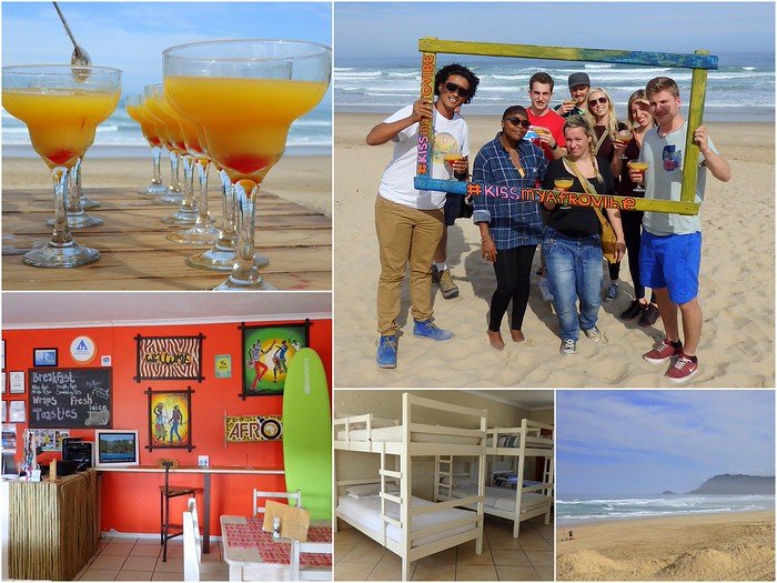 AfroVibe Adventure Lodge in South Africa with great drinks and coastal views and beach adventures! 