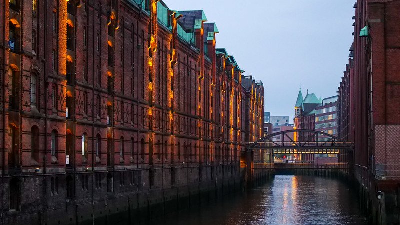 After 24 hours in Hamburg, we said farewell to the city with one last walk through Speicherstadt in Germany After 24 hours in Hamburg, we said farewell to the city with one last walk through Speicherstadt in Germany