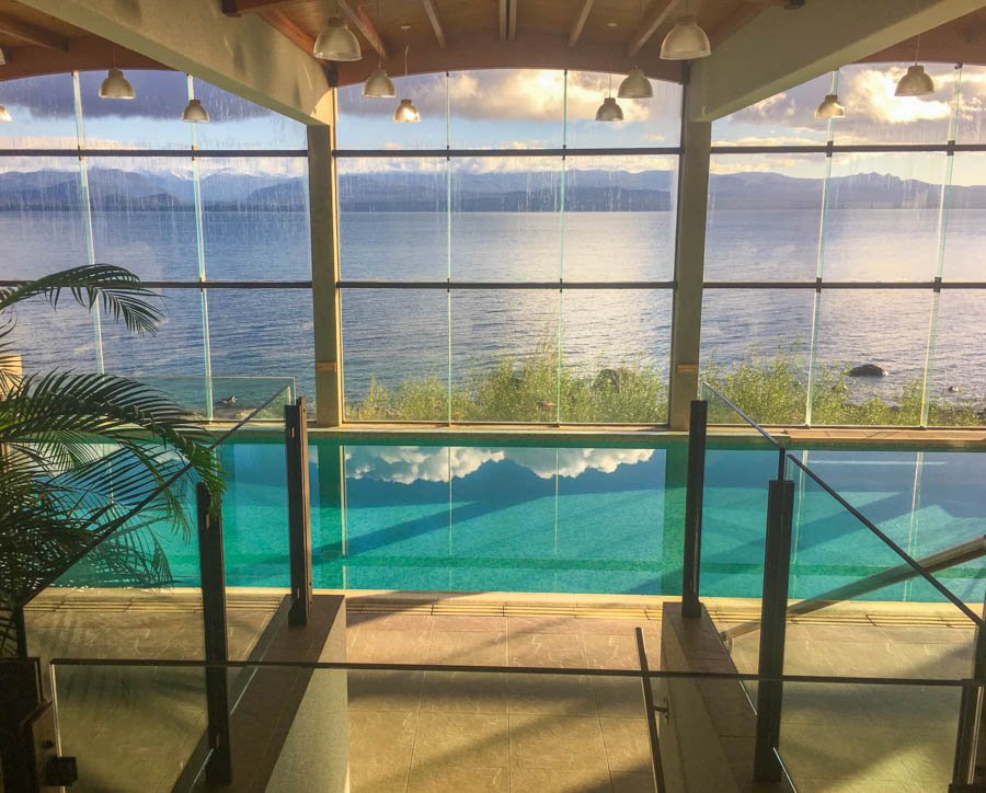 Alma del Lago Spa in Bariloche with luxurious lake views offering pure luxury and pampering in Argentina