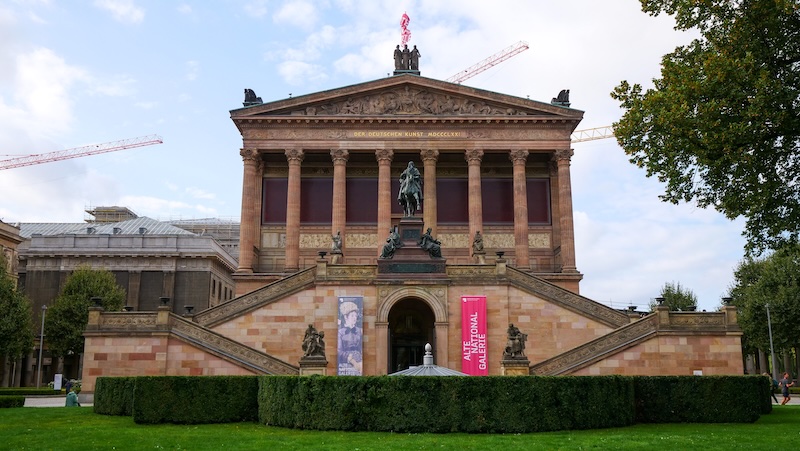 Alte National Gallerie outside views in Berlin, Germany Alte National Gallerie outside views in Berlin, Germany