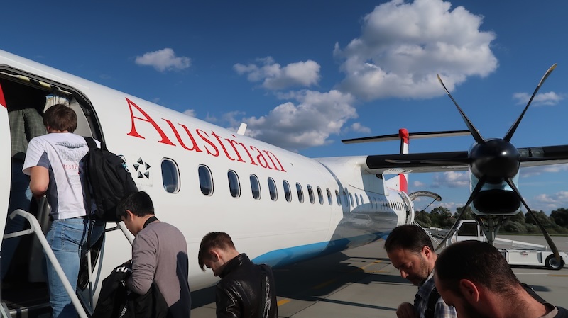 Austrian Air a transportation option to visit the Tyrol cow parade Austrian Air a transportation option to visit the Tyrol cow parade