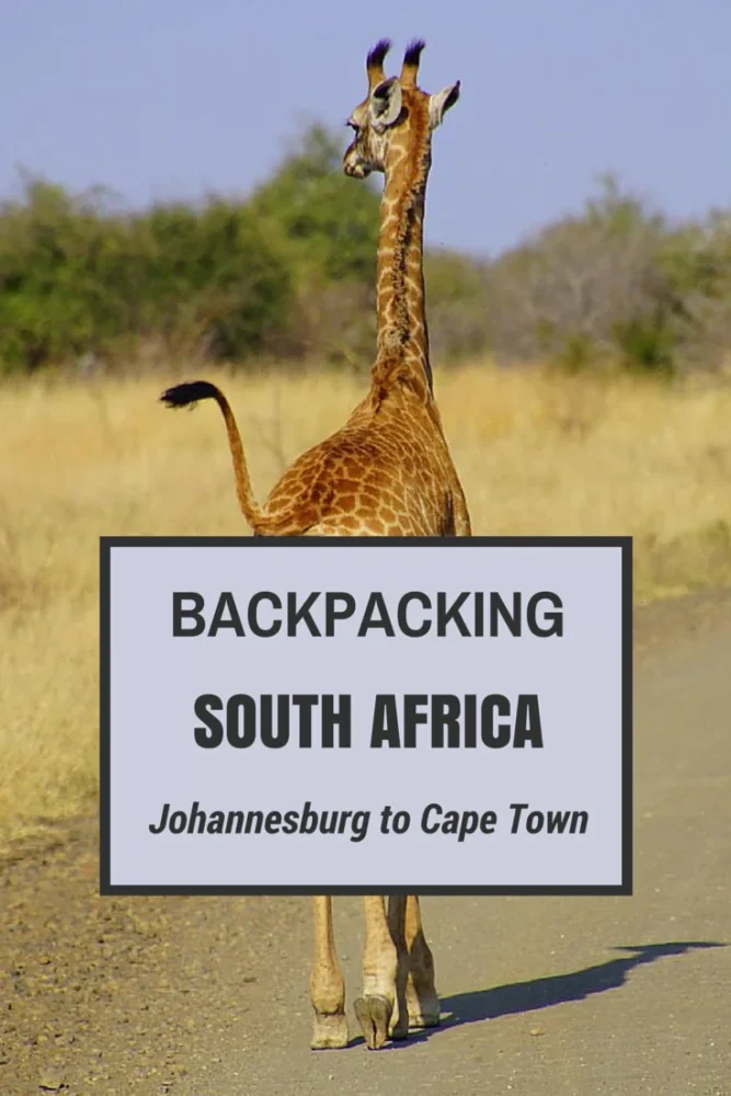 Backpacking South Africa from Johannesburg to Cape Town for the ultimate adventure trip!