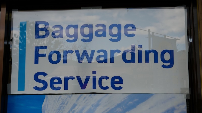 Baggage forwarding service in Tateyama Kurobe Alpine Crossing in Japan 