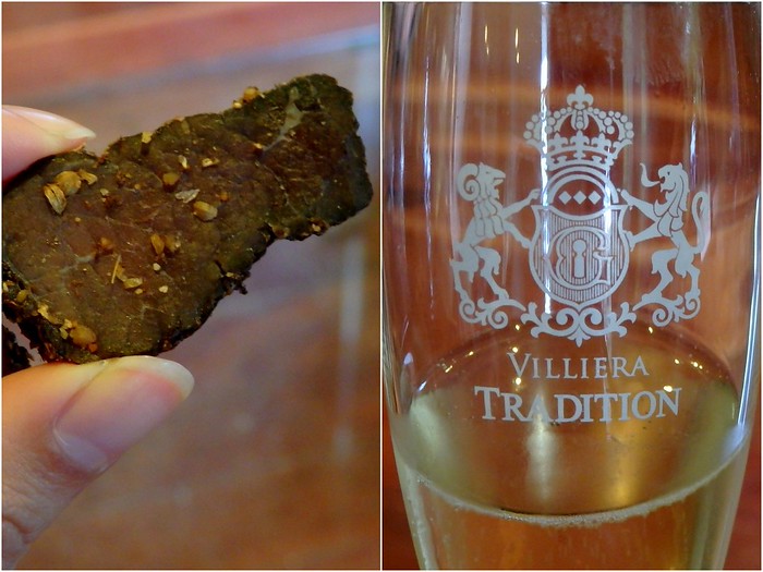 Biltong and wine tasting in South Africa is quite the pairing and very uniquely South African