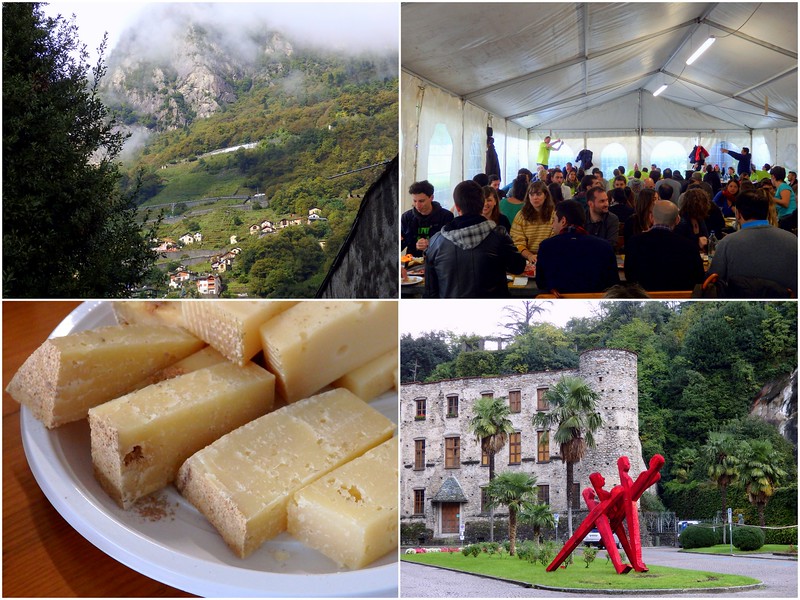 Bresaola festival photos including mountain foods, food tent and samples of delectable delights all on offer in Italy! 