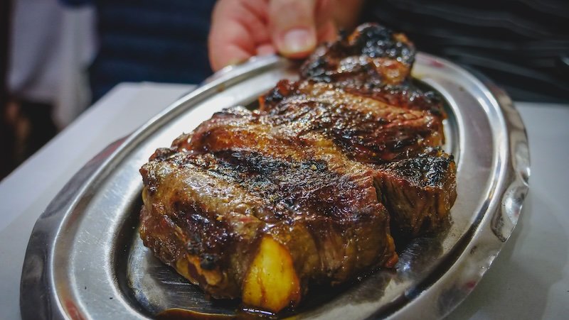 Buenos Aires steak aka parrilla aka asado is nothing short of legendary in Buenos Aires, Argentina 