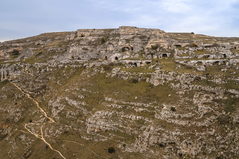 Cave dwellings in Murgia National Park located in Matera, Italy Cave dwellings in Murgia National Park located in Matera, Italy