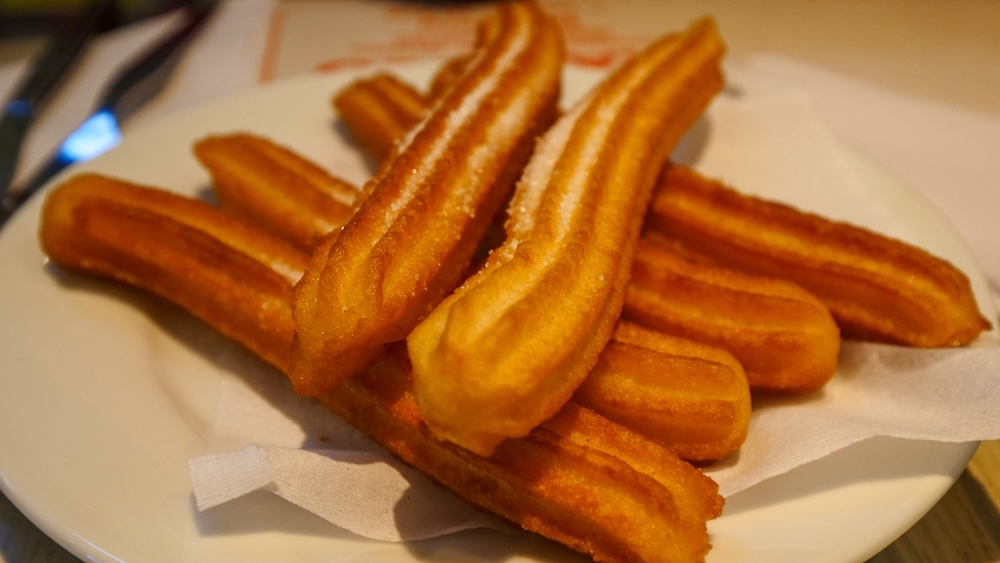 Churros are a sweet treat worth trying in Lima, Peru especially at Manolos 