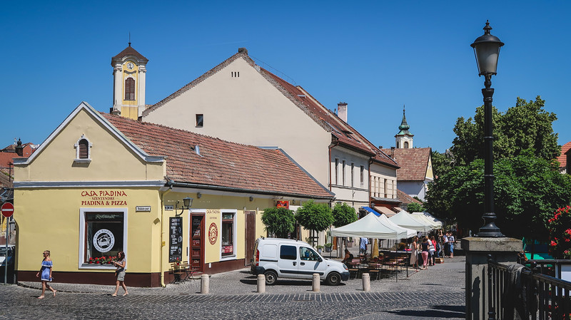 Cobbled streets and pastel colours in Szentendre Cobbled streets and pastel colours in Szentendre