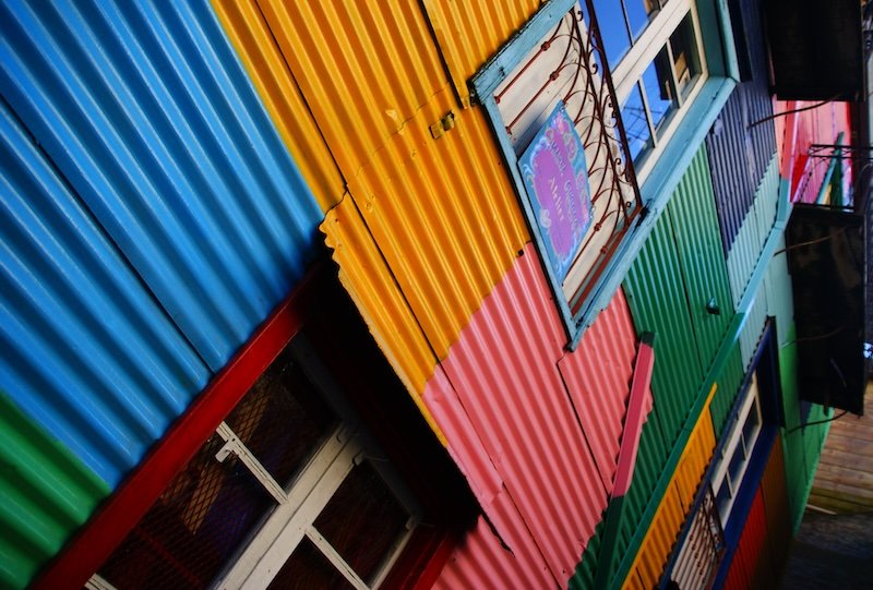Colorful La Boca is a must visit barrio neighborhood in Buenos Aires, Argentina 