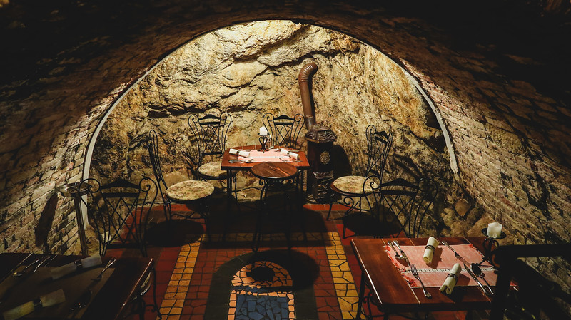 Cozy cave restaurant - this is Modrá Hviezda in Bratislava with its intimate and unique dining setting in Slovakia Cozy cave restaurant - this is Modrá Hviezda in Bratislava with its intimate and unique dining setting in Slovakia