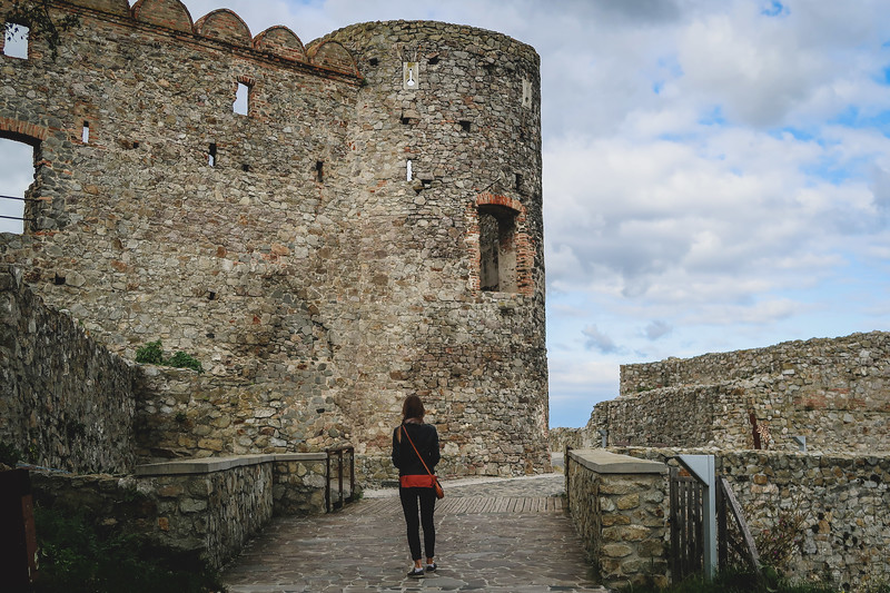 Day trip from Bratislava to Devin Castle with That Backpacker Audrey Bergner admiring the ruins Day trip from Bratislava to Devin Castle with That Backpacker Audrey Bergner admiring the ruins