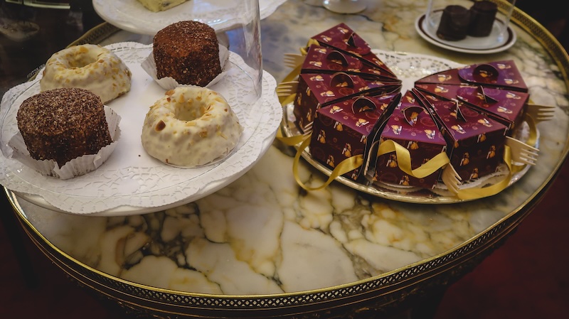 Decadent dessert platter in Vienna, Austria 