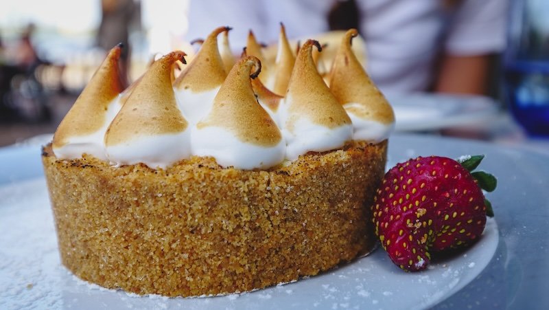 Decadent desserts are part of the food scene in Halifax, Nova Scotia, Canada 