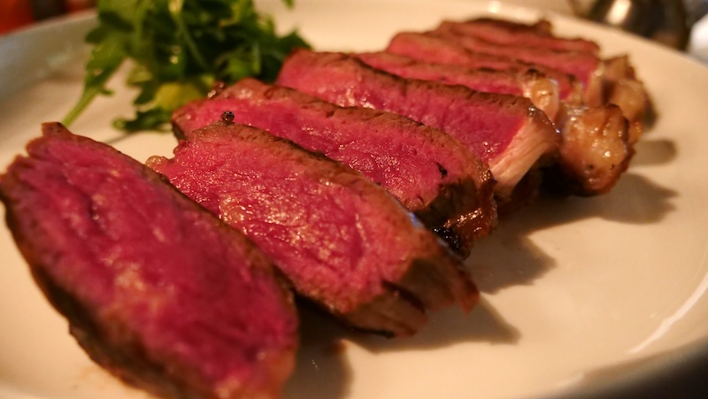 Delectable aged steak at Porter & Rye in Glasgow, Scotland Delectable aged steak at Porter & Rye in Glasgow, Scotland