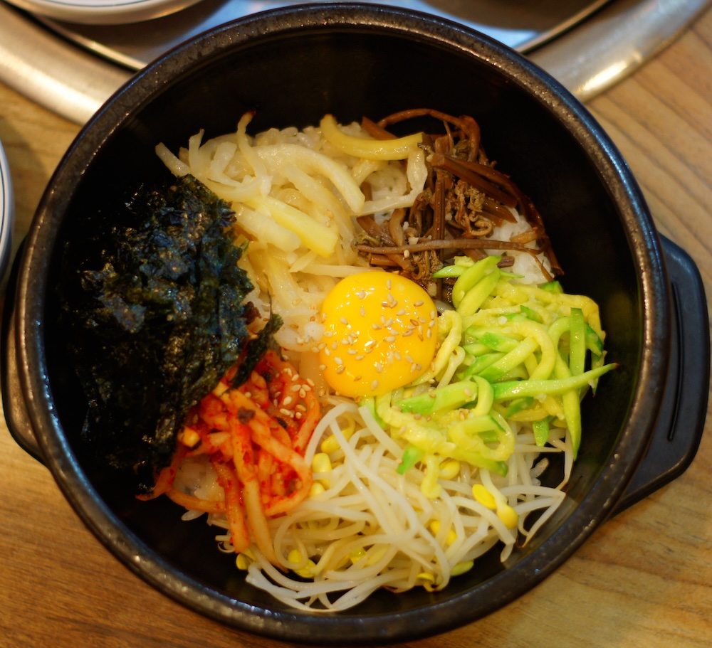 Dolsot Bibimbap is a healthy and affordable meal for teachers in Korea 