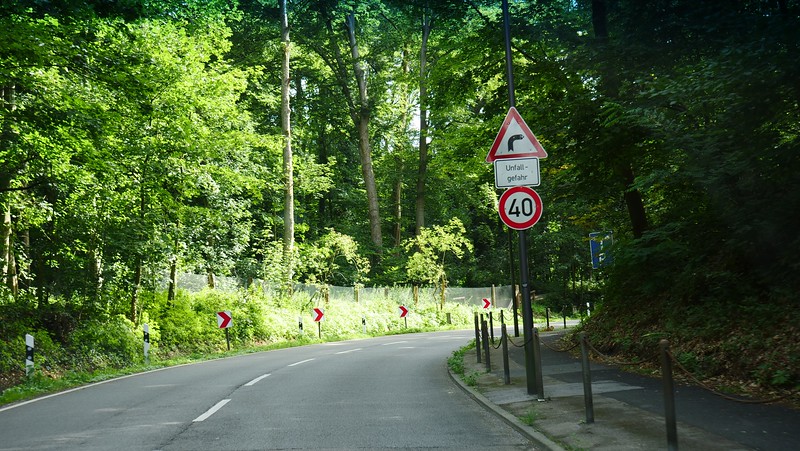 Driving on a VW Beetle tour with Düsseldorf Safaris views from the road in Germany