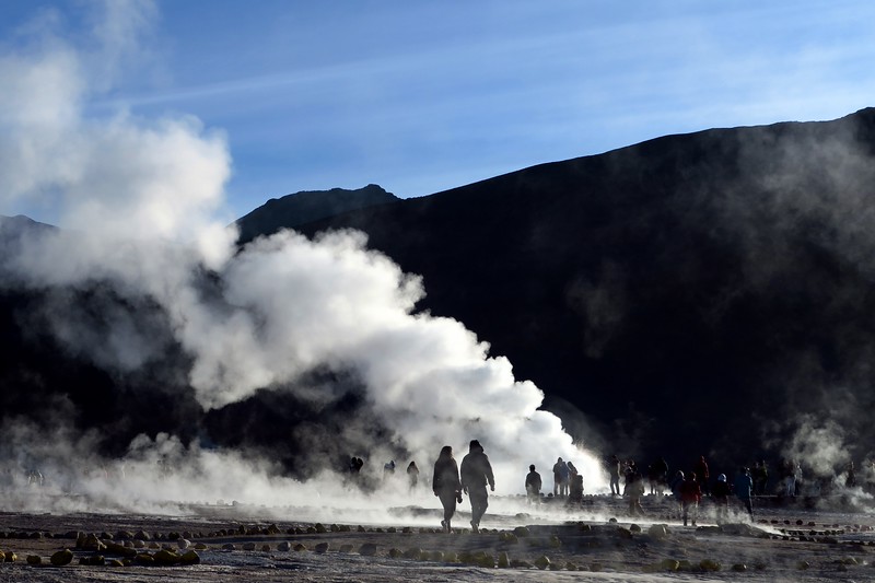 El Tatio Geysers in the Atacama Desert, Chile distinct natural beauty 