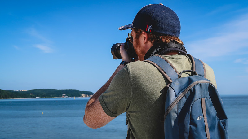 Enjoy a beautiful summer day in Sopot with Nomadic Samuel taking photos of the Baltic Sea from the pier in Poland
