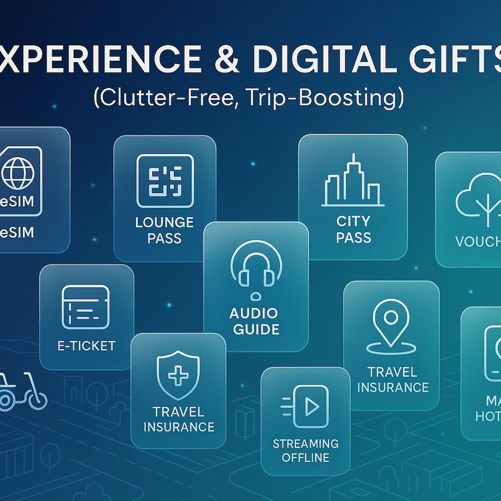 Experiences and digital gifts clutter free trip boosting Experiences and digital gifts clutter free trip boosting