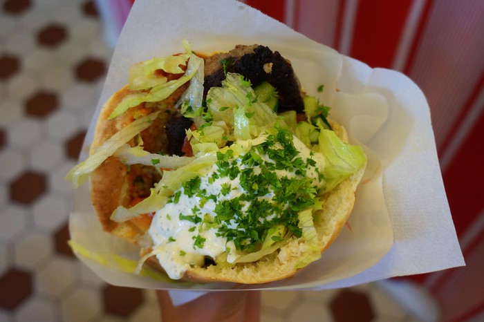 Falafels and kebas at Fafa's in Helsinki, Finland makes for the ultimate street food snack in the city Falafels and kebas at Fafa's in Helsinki, Finland makes for the ultimate street food snack in the city