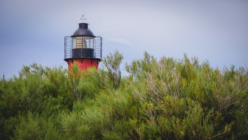 Faro Punta Delgada lighthouse located in Peninsula Valdes, Argentina