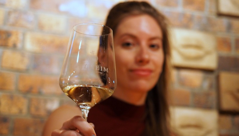 Final cheers from That Backpacker Audrey Bergner tasting wine in Stellenbosch, South Africa Final cheers from That Backpacker Audrey Bergner tasting wine in Stellenbosch, South Africa