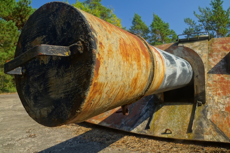 Former Finnish military tank in Finland 