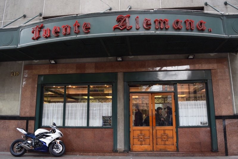 Fuente Aiemana in Santiago, Chile is an institution worthy visiting for great eats and drinks