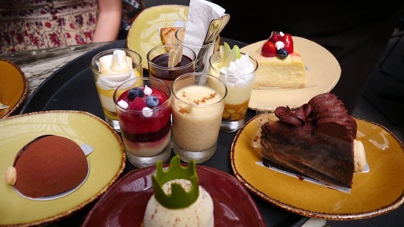 Gaston Acurio assorted dessert tray at Tanta restaurant in Lima, Peru 